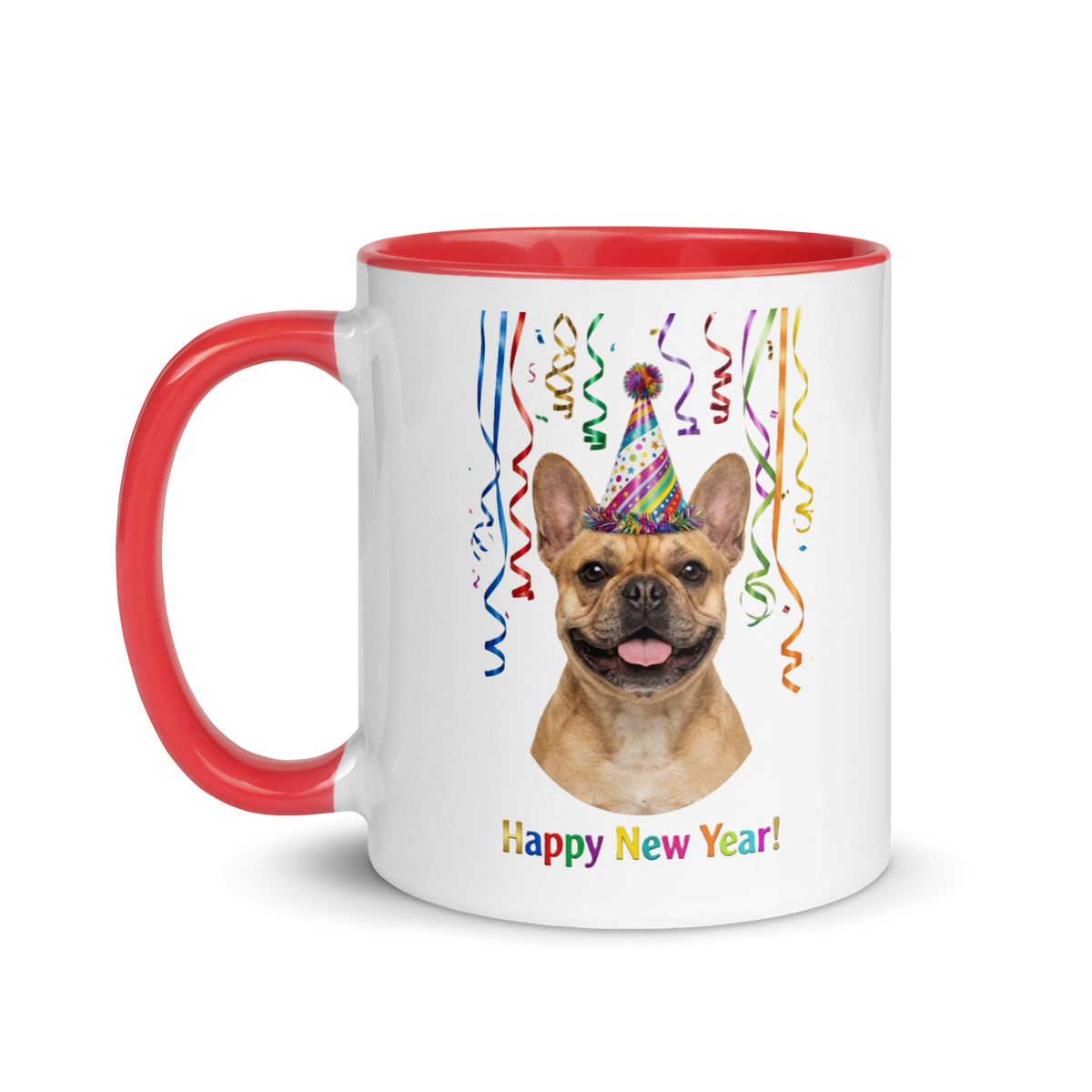 French Bulldog Ceramic New Year Mug