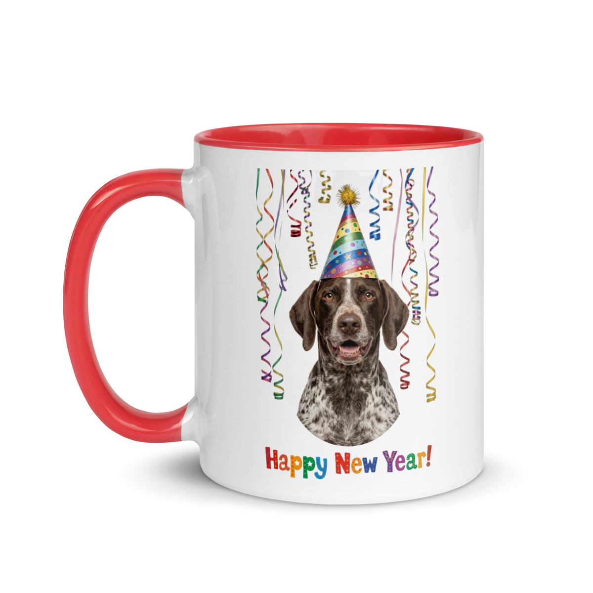German Shorthaired Pointer Ceramic New Year Mug