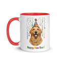 Golden Retriever Ceramic New Year Mug