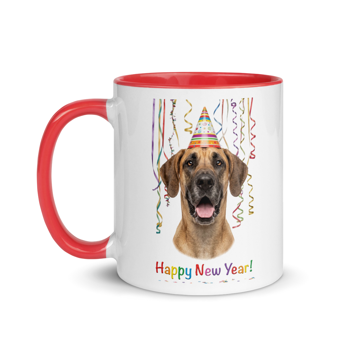 Great Dane Ceramic New Year Mug