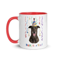 Greyhound Ceramic New Year Mug