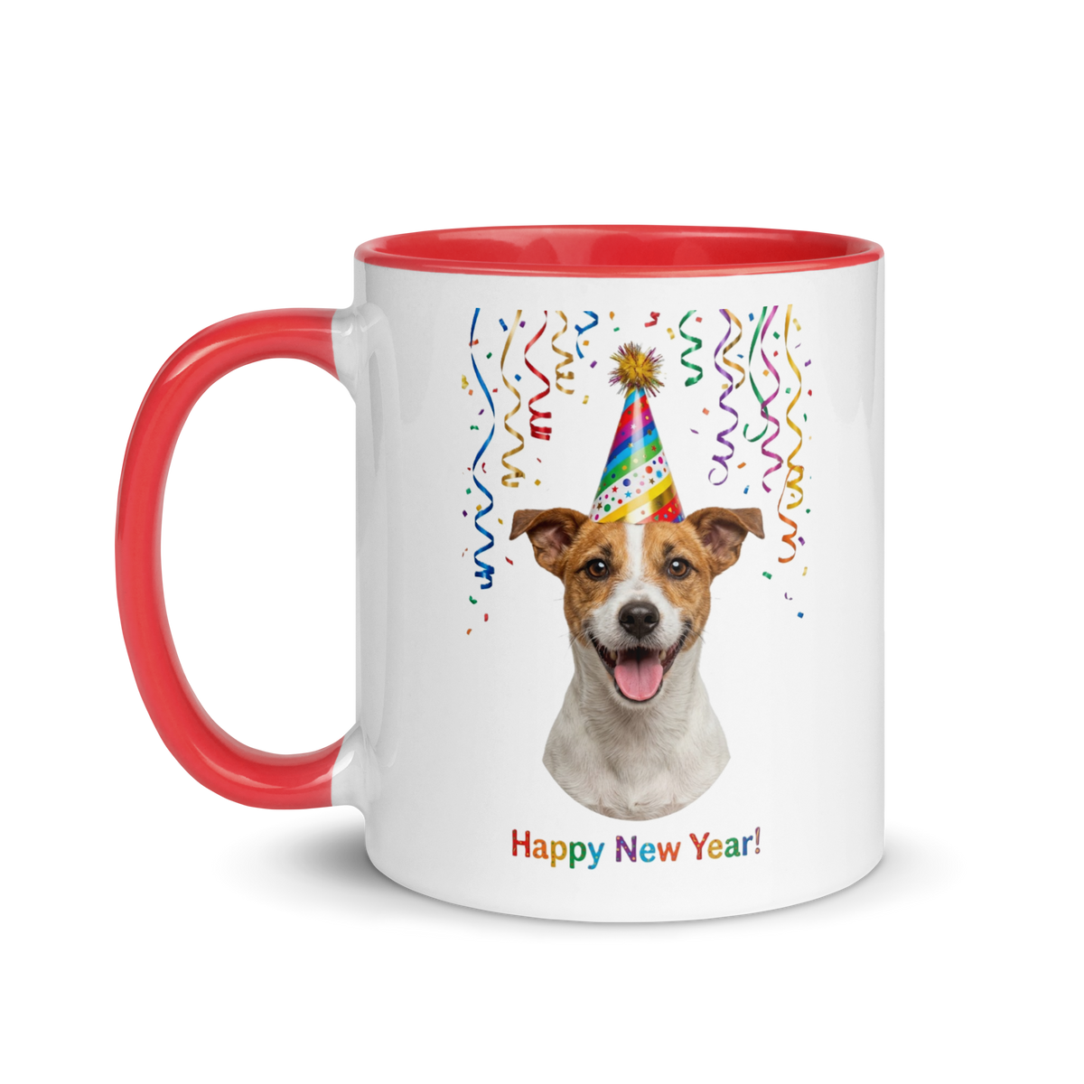 Jack Russell Terrier Ceramic New Year Mug