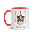 Minature American Shepherd Ceramic New Year Mug