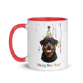 Rottweiler Ceramc New Year Mug