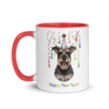 Schnauzer Ceramic New Year Mug