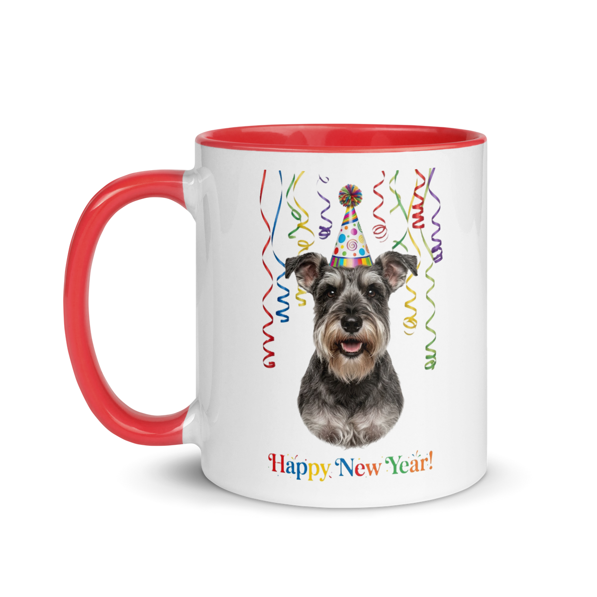 Schnauzer Ceramic New Year Mug