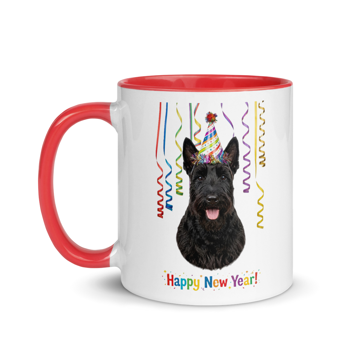 Scottie Ceramic New Year Mug