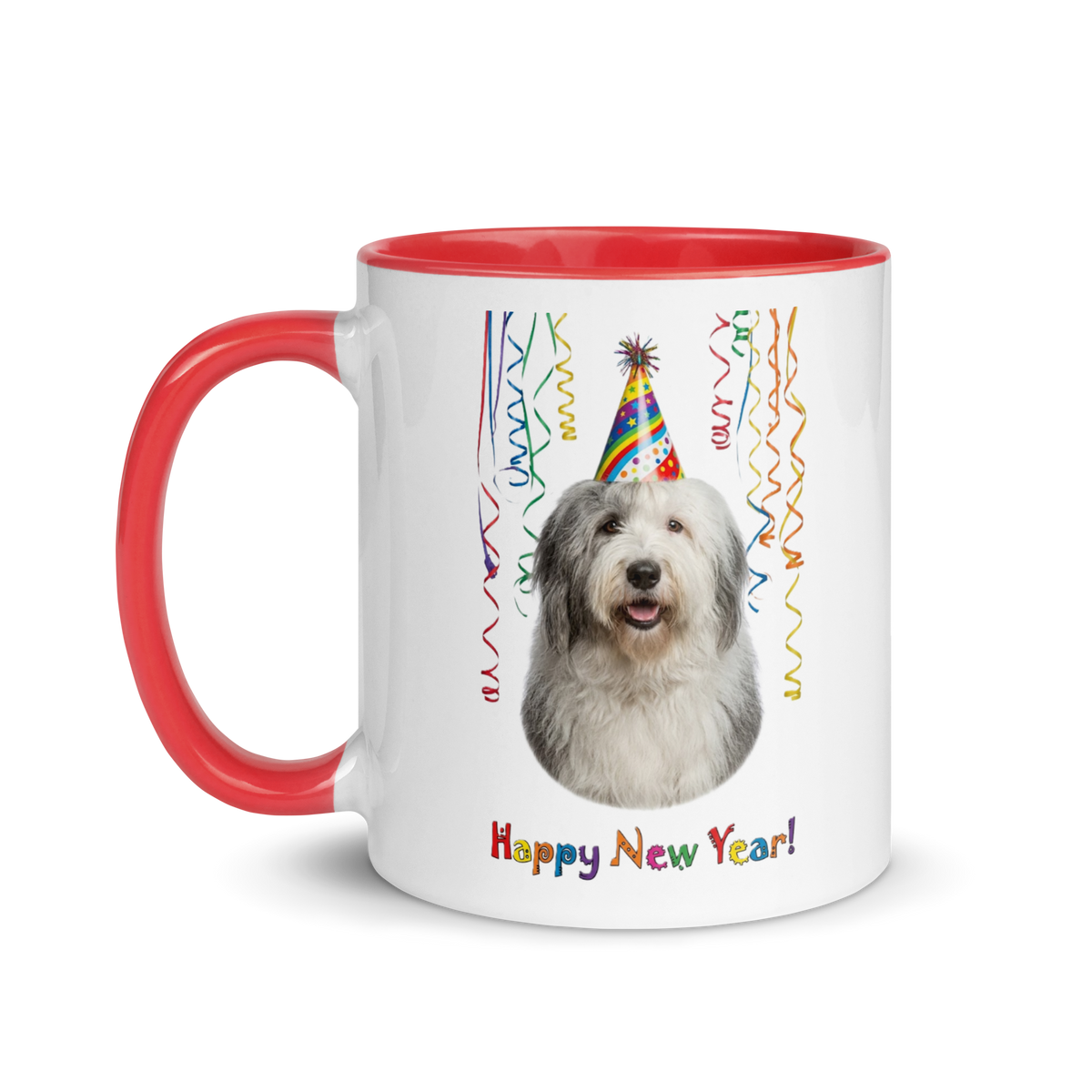 Sheepdog Ceramic New Year Mug