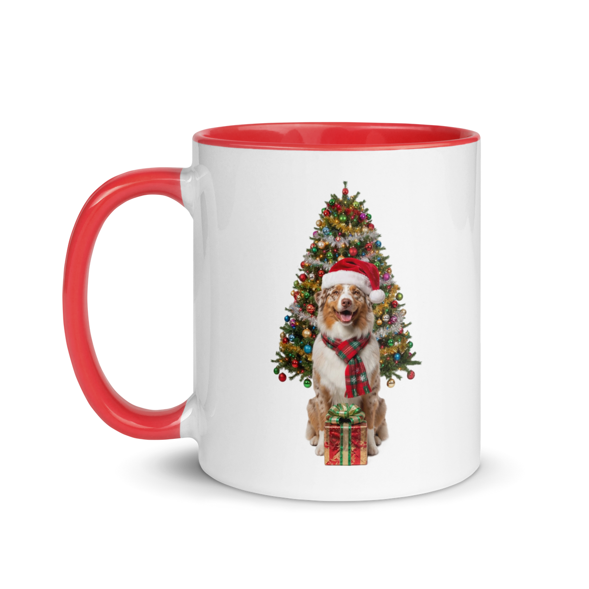 Australian Shepherd Ceramic Christmas Mug