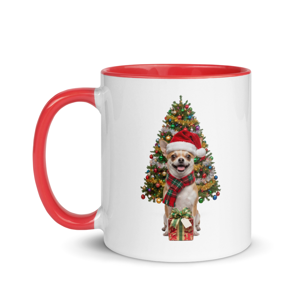 Chihuahua Ceramic Christmas Mug