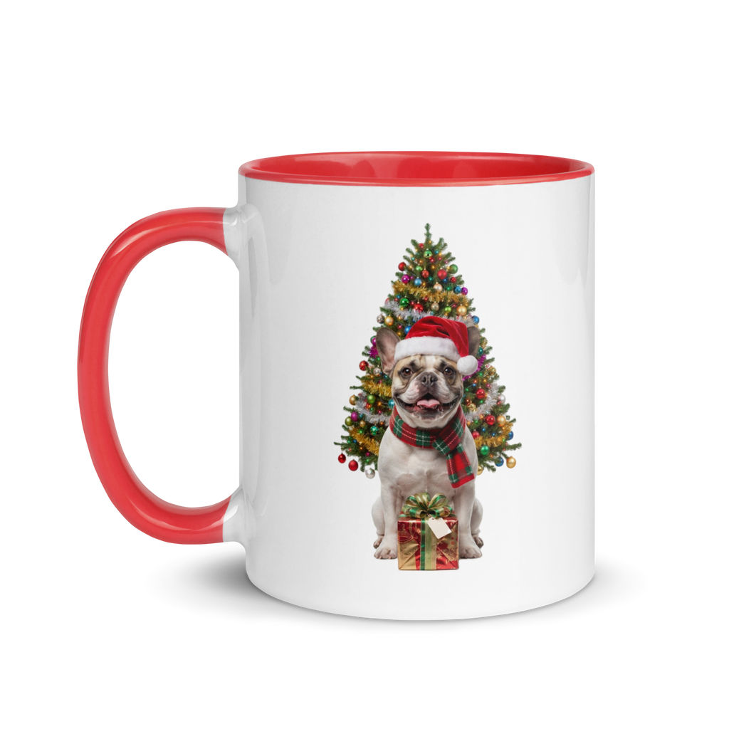 French Bulldog Ceramic Christmas Mug