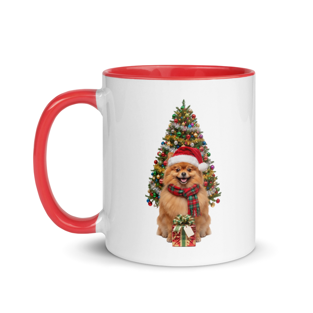 Pomeranian Ceramic Christmas Mug