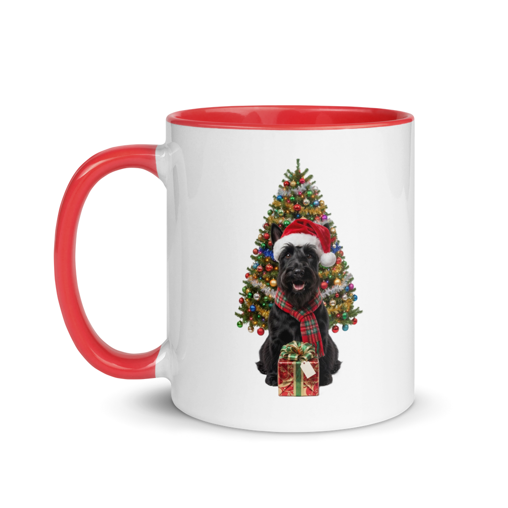 Scottie Ceramic Christmas Mug