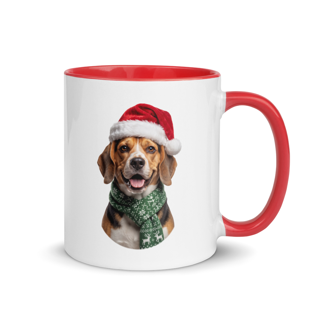Beagle Ceramic Mug with Color Inside