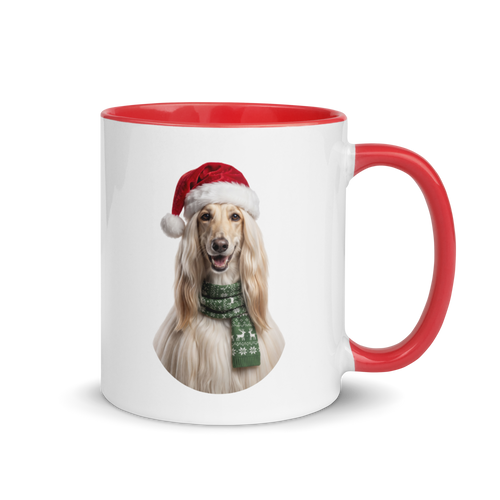 Afghan Hound Ceramic Mug with Color Inside