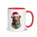 Australian Shepherd Ceramic Mug with Color Inside