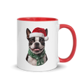 Boston Terrier Ceramic Mug with Color Inside