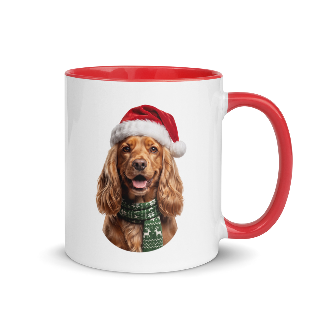 Cocker Spaniel Ceramic Mug with Color Inside