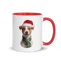 Jack Russell Terrier Ceramic Mug with Color Inside
