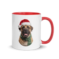 Mastiff Ceramic Mug with Color Inside