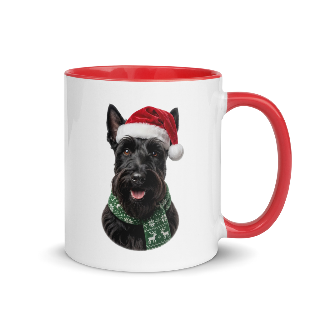 Scottie Ceramic Mug with Color Inside