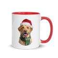 Yellow Labrador Ceramic Mug with Color Inside
