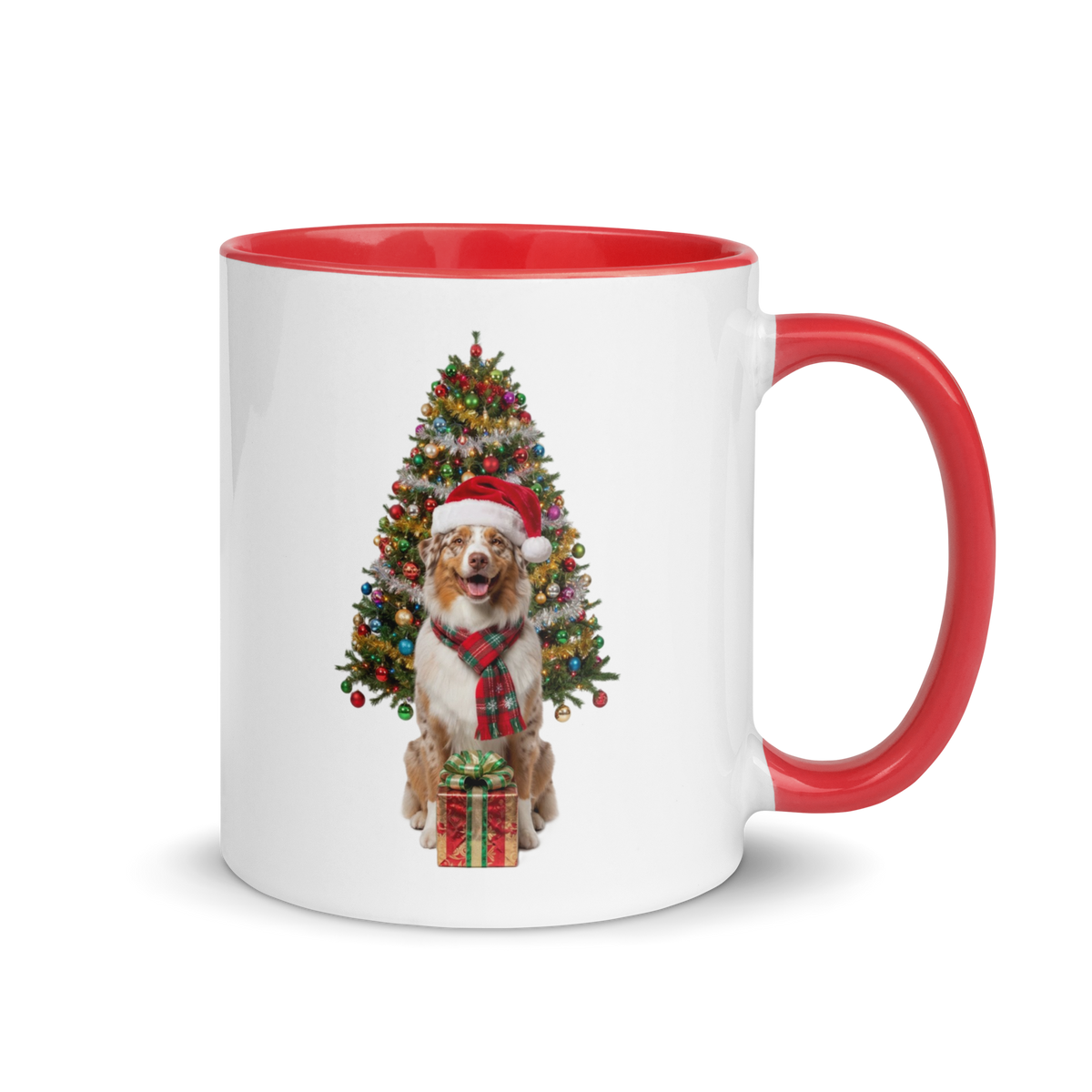 Australian Shepherd Ceramic Christmas Mug