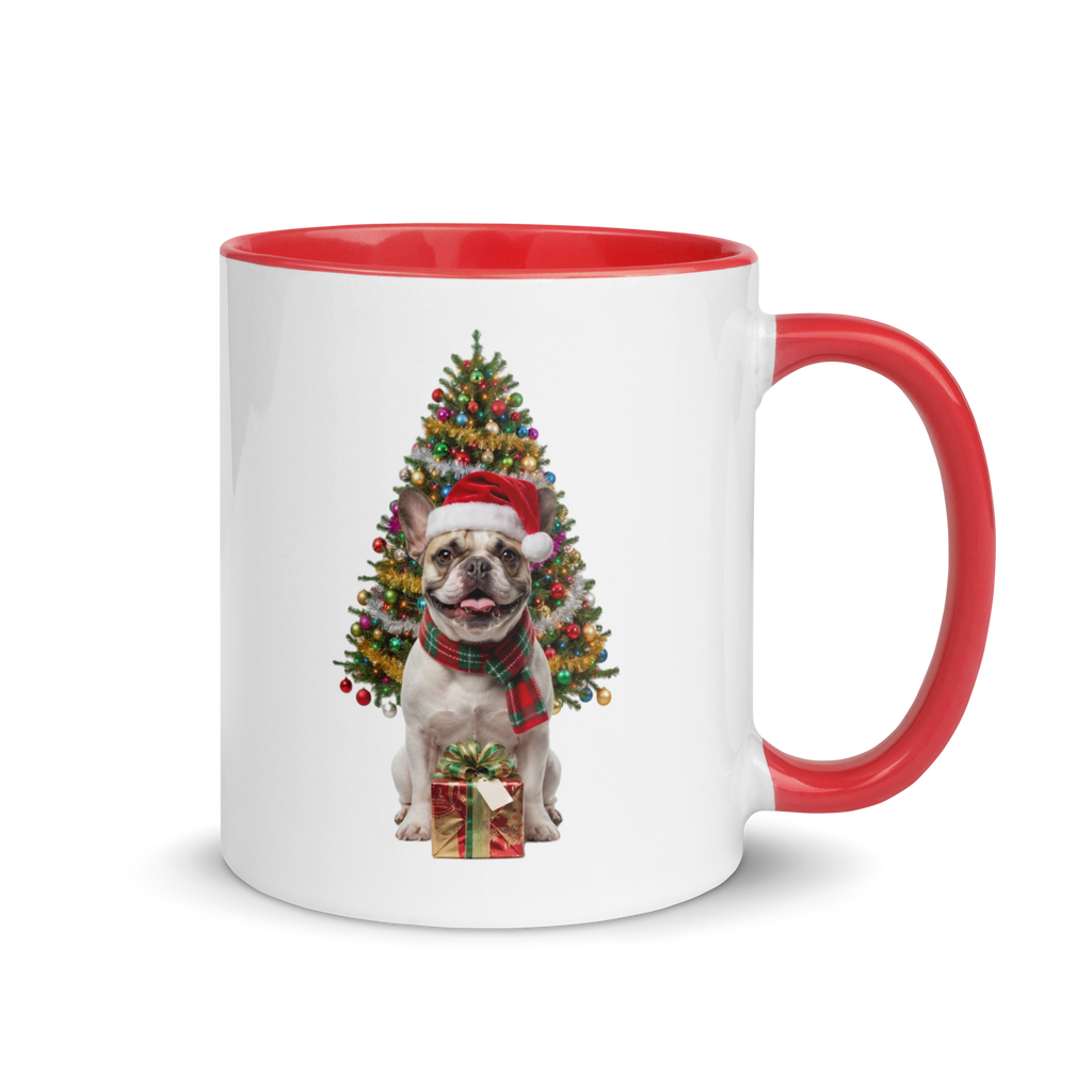 French Bulldog Ceramic Christmas Mug