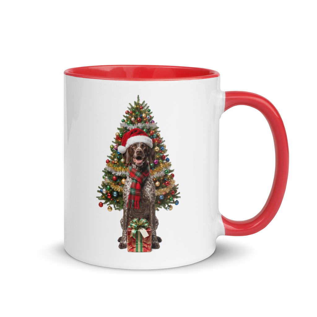 German Shorthaired Pointer Ceramic Christmas Mug