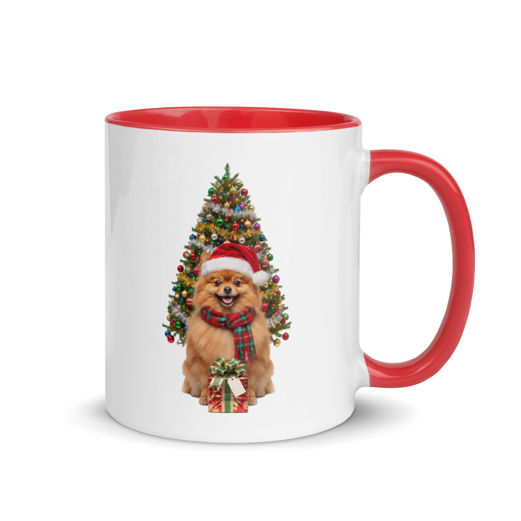 Pomeranian Ceramic Christmas Mug