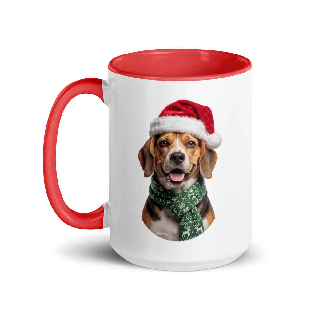 Beagle Ceramic Mug with Color Inside