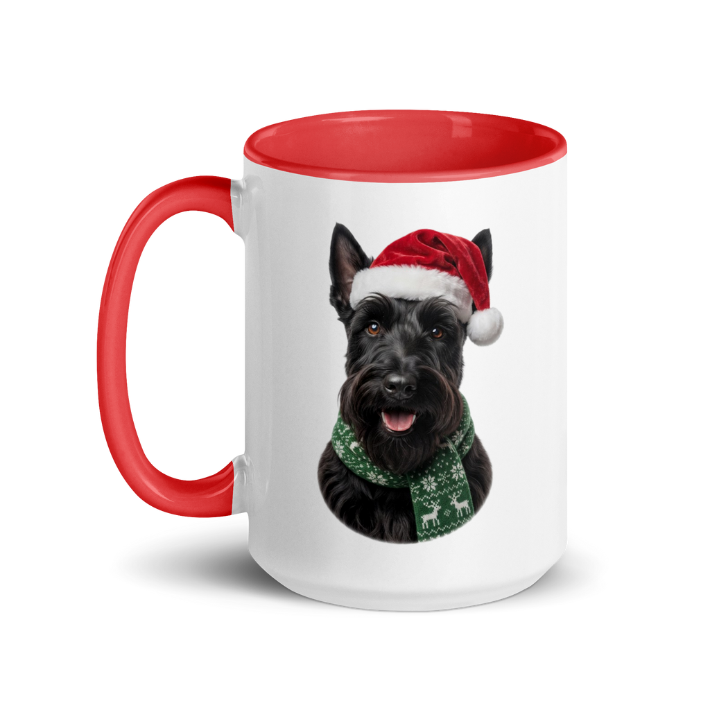 Scottie Ceramic Mug with Color Inside