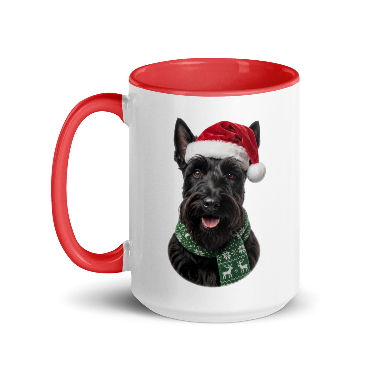 Scottie Ceramic Mug with Color Inside