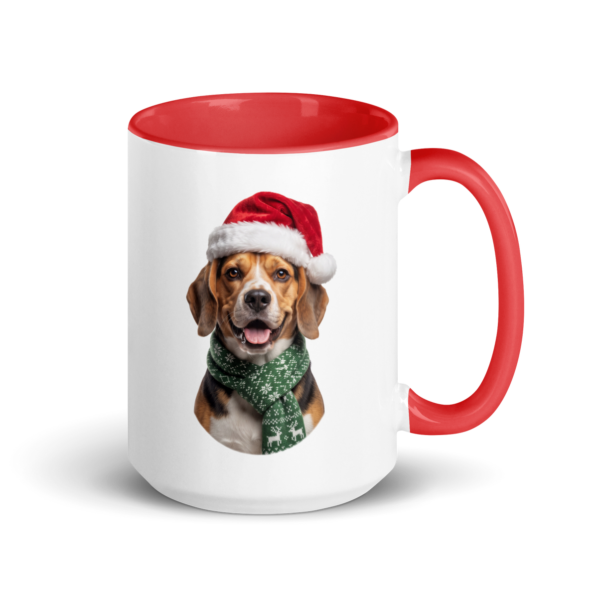 Beagle Ceramic Mug with Color Inside