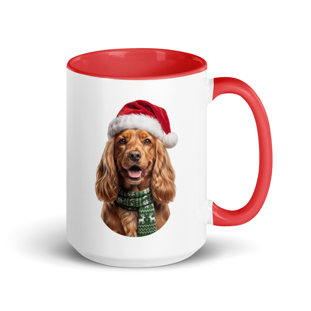 Cocker Spaniel Ceramic Mug with Color Inside