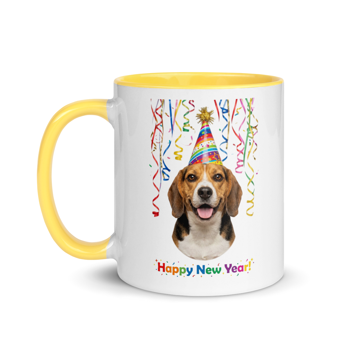 Beagle Ceramic New Year Mug