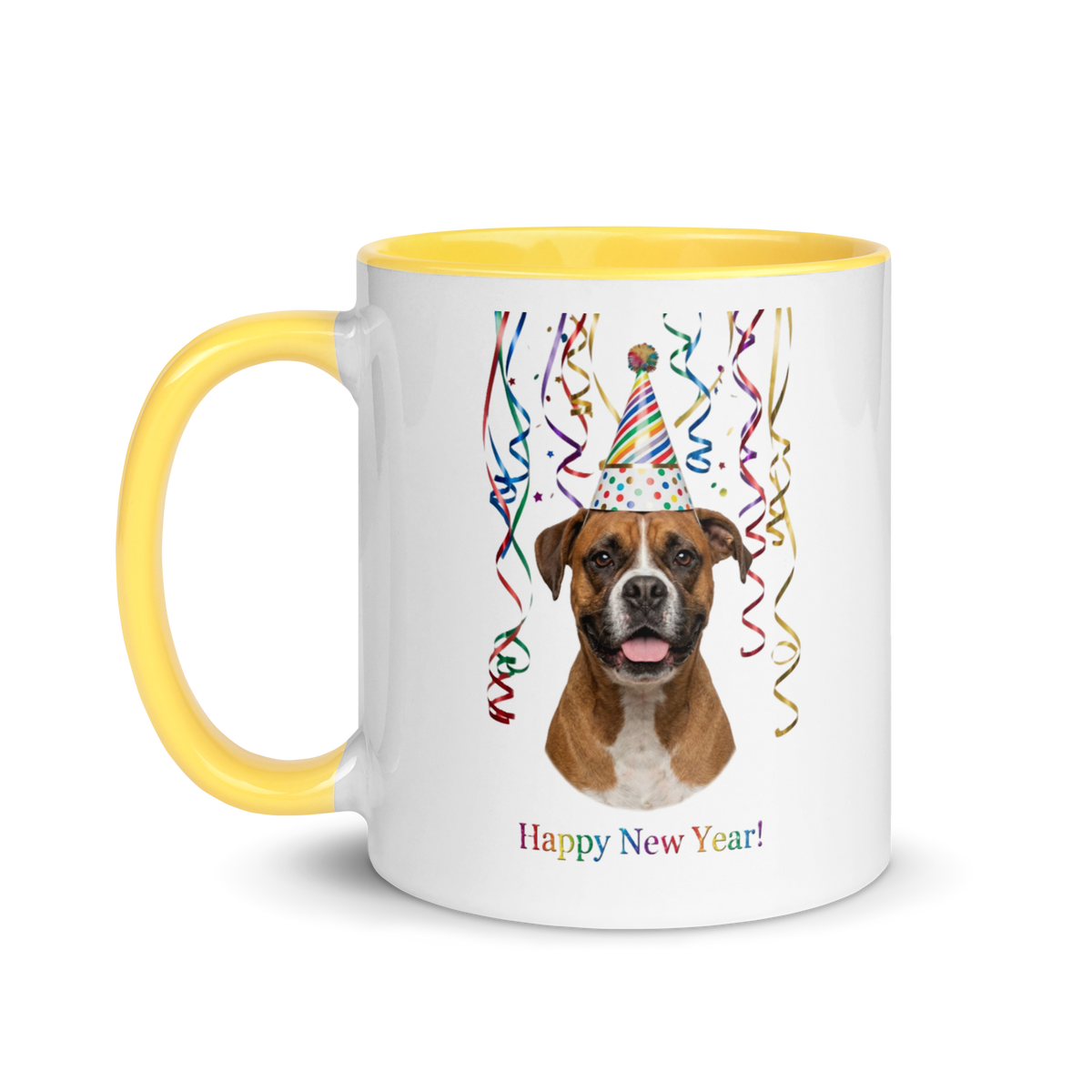 Boxer Ceramic New Year Mug