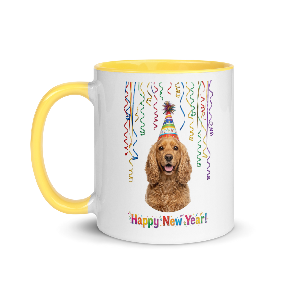 Cocker Spaniel Ceramic New Year Mug
