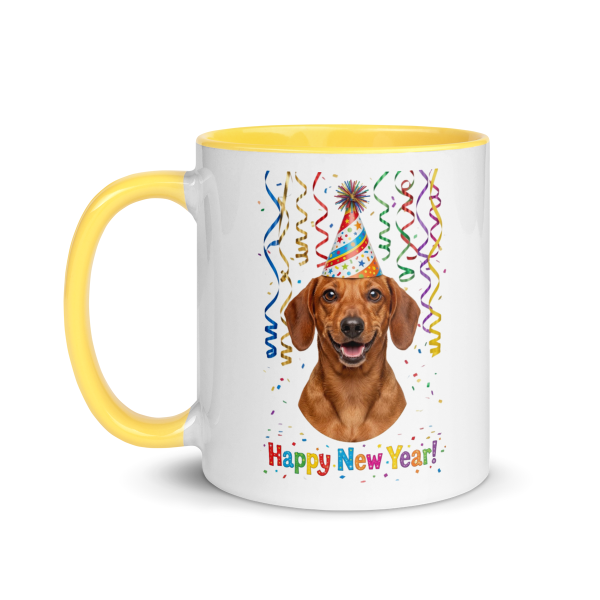 Dachshund Ceramic New Year Mug