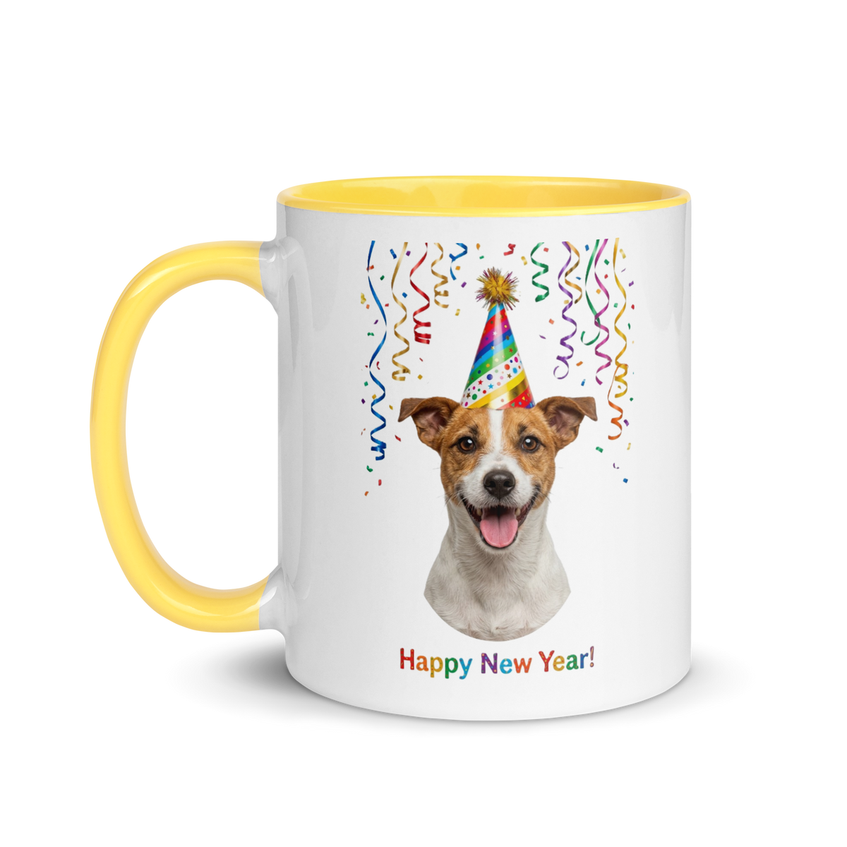 Jack Russell Terrier Ceramic New Year Mug
