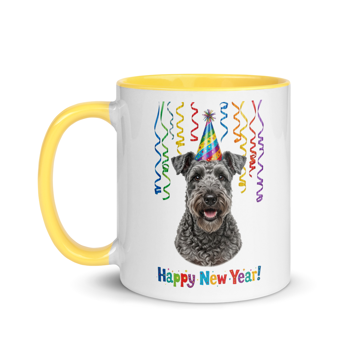 Kerry Blue Terrier Ceramic New Year Mug