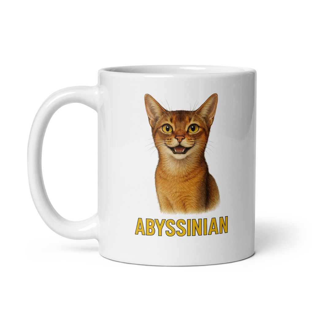 Abyssinian Cat Ceramic Mug