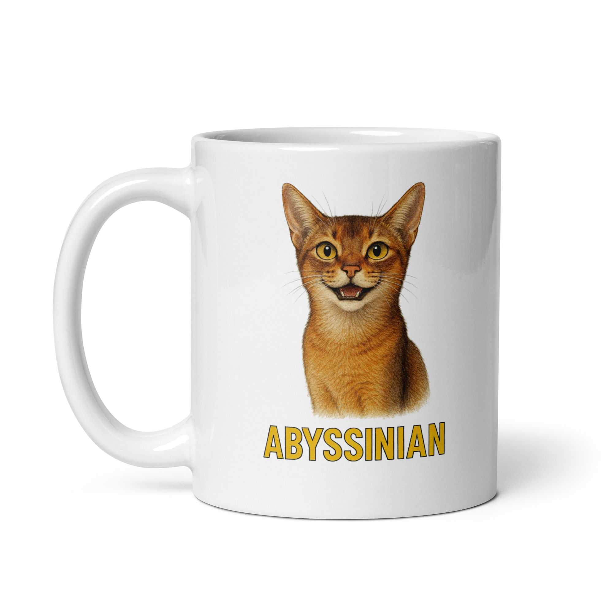 Abyssinian Cat Ceramic Mug