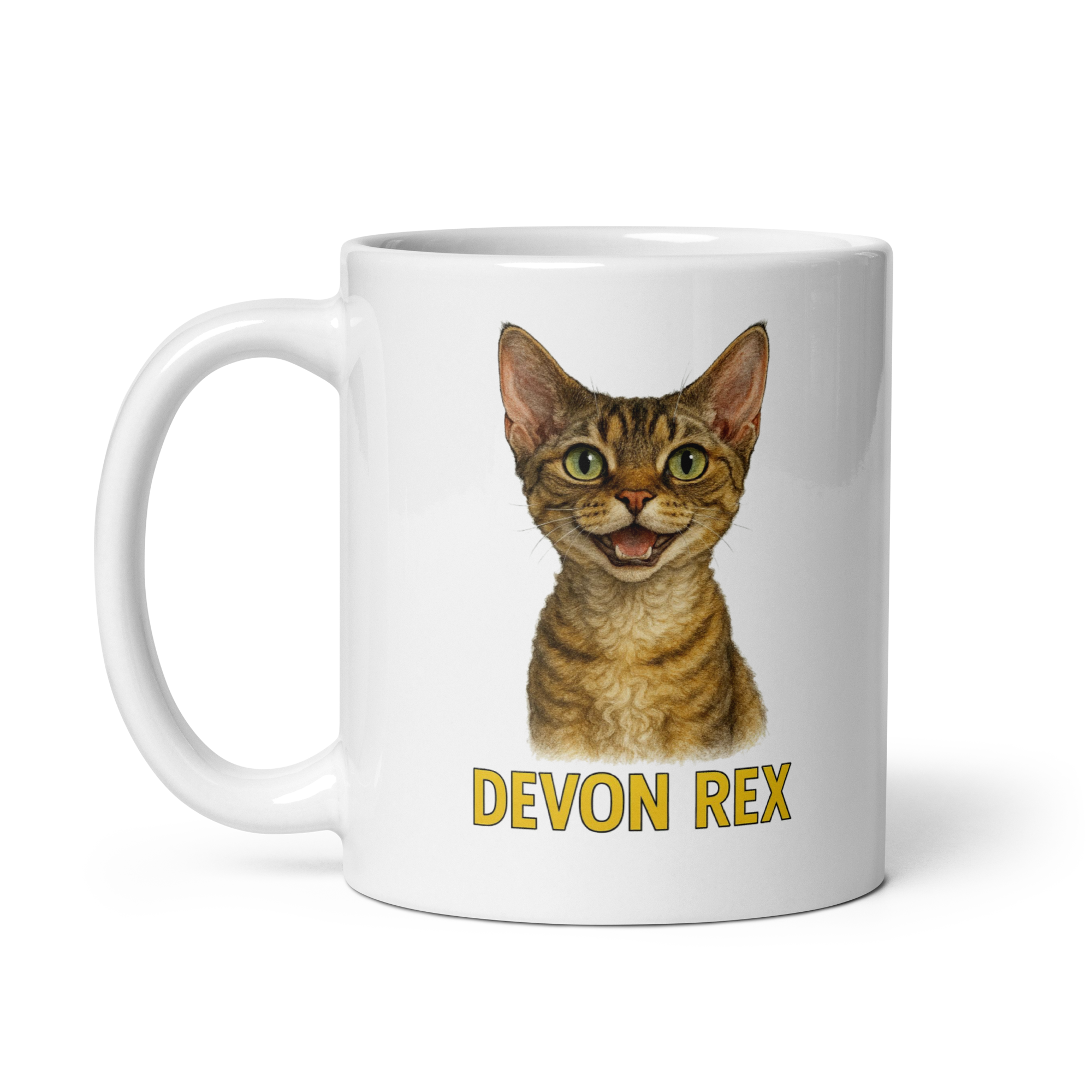 Devon Rex Cat Ceramic Mug