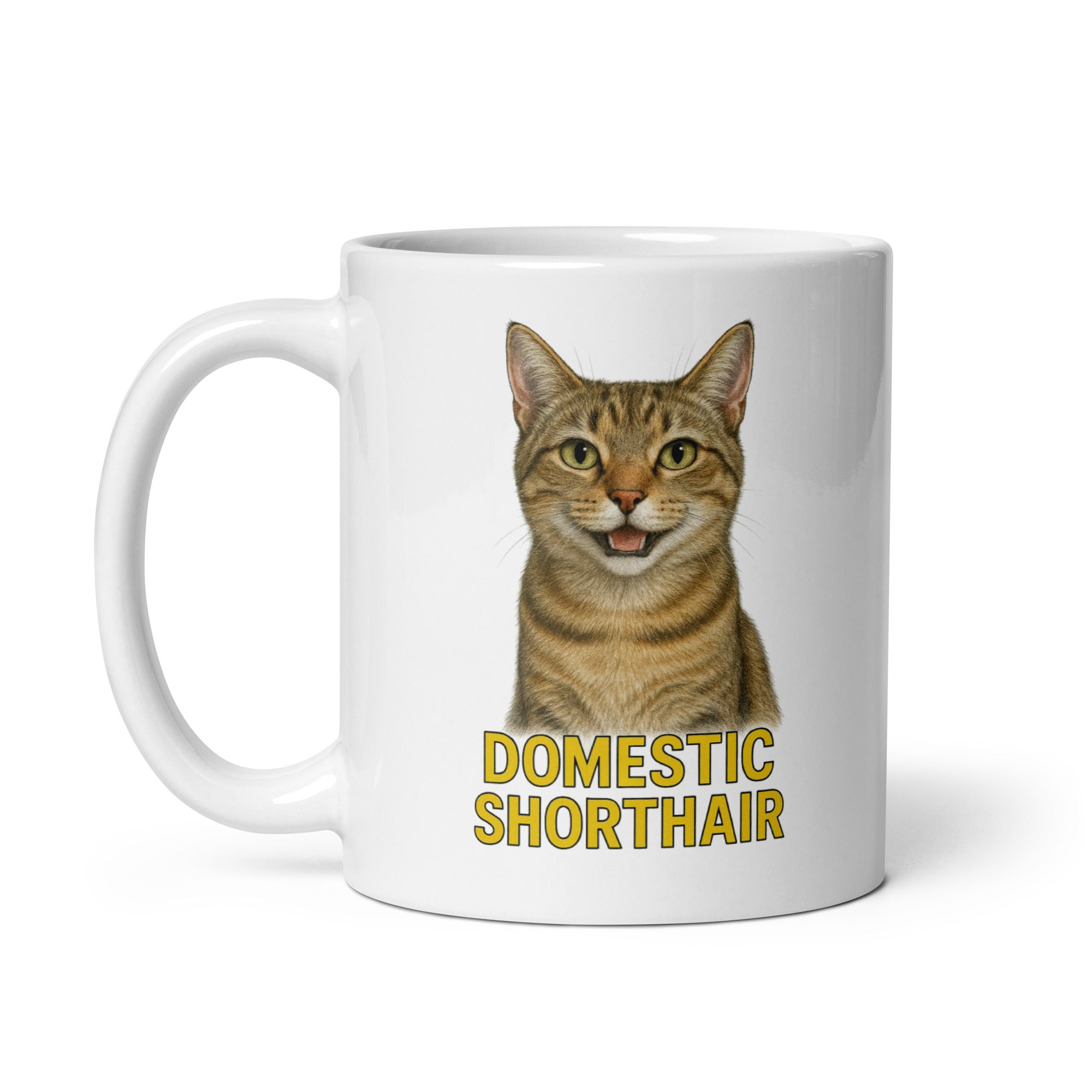 Domestic Shorthair Cat Ceramic Mug