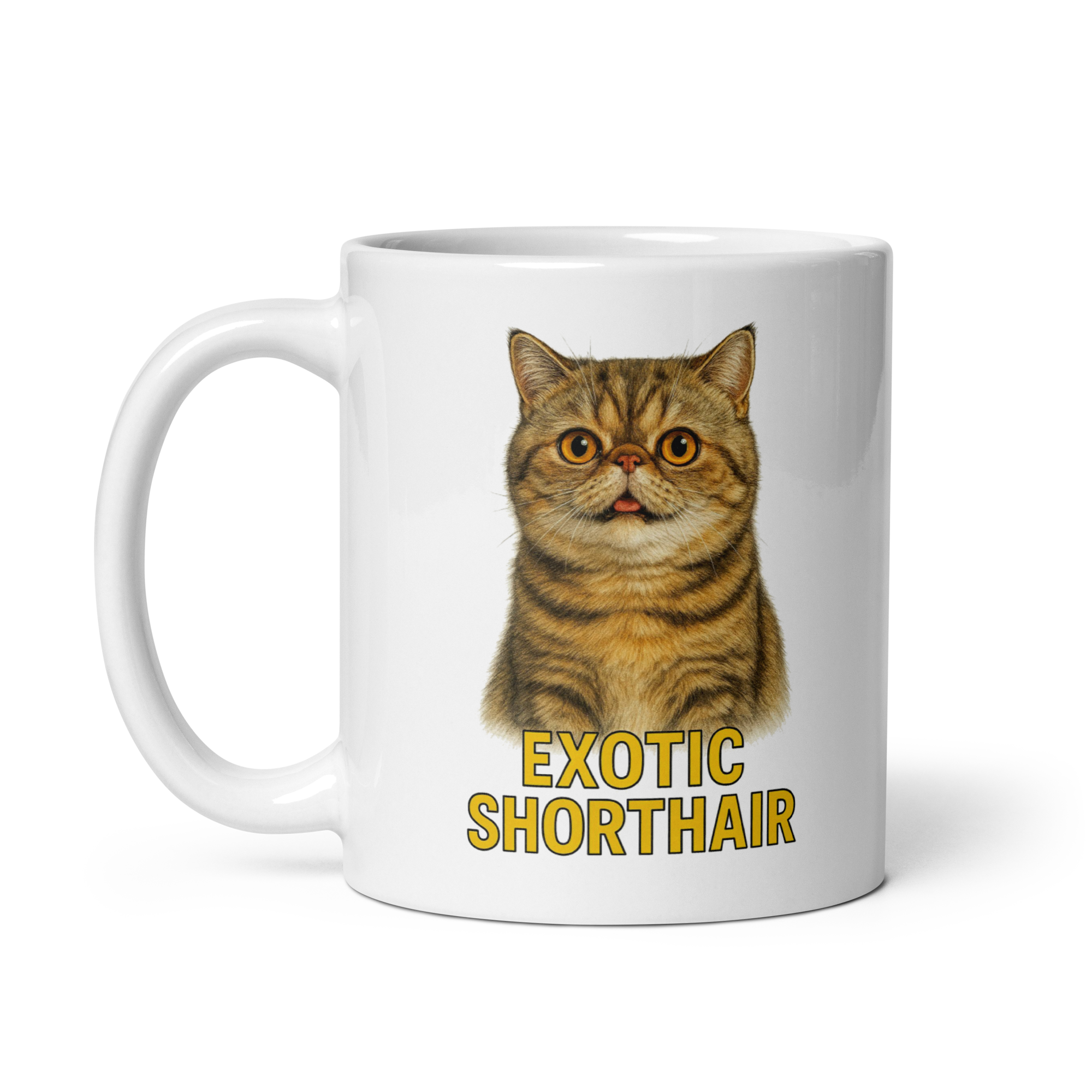 Exotic Shorthair Cat Ceramic Mug