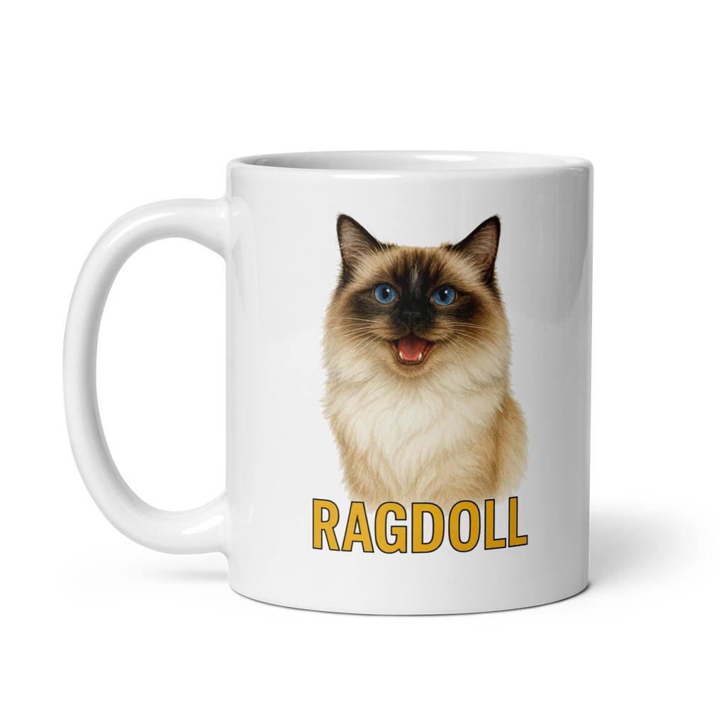 Ragdoll Cat Ceramic Mug