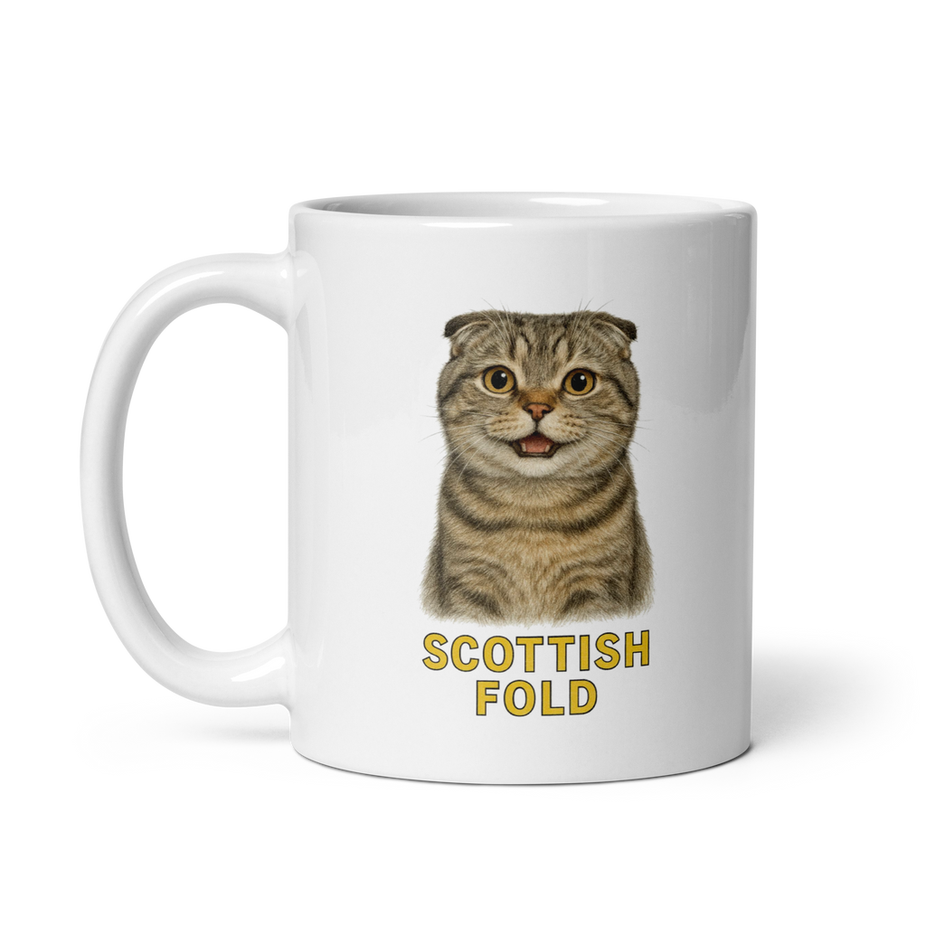 Scottish Fold Cat Ceramic Mug