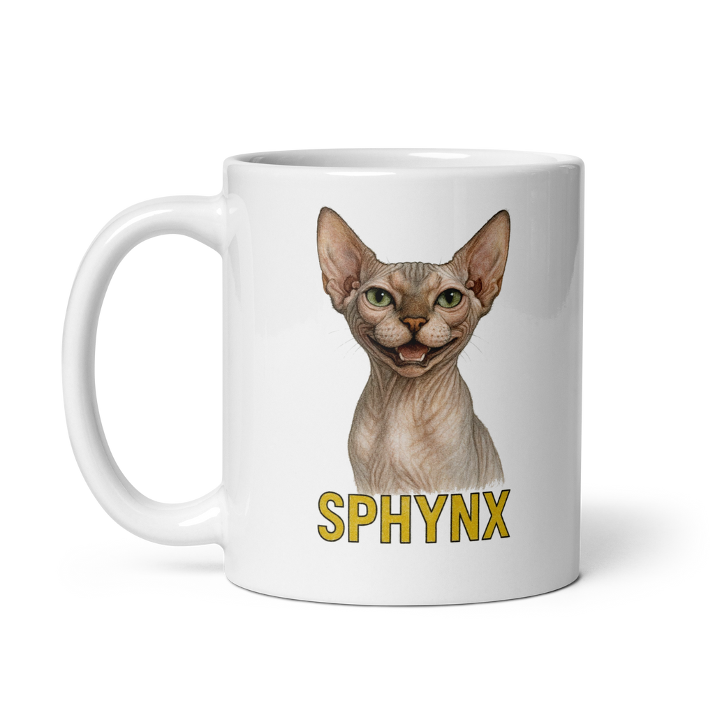 Sphynx Cat Ceramic Mug