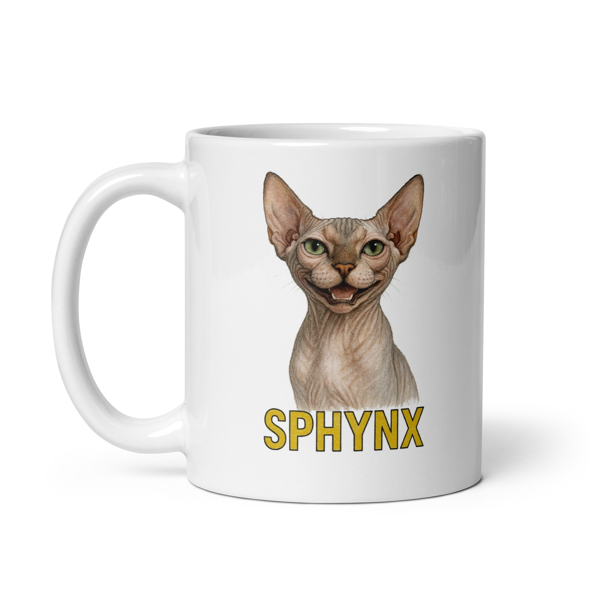 Sphynx Cat Ceramic Mug